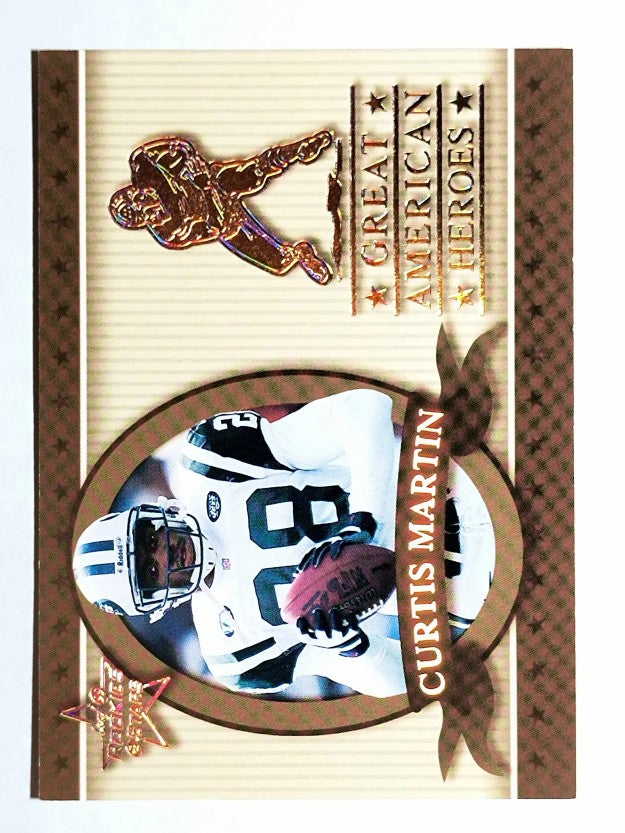1999 Leaf Rookies and Stars Great American Heroes #15 Curtis Martin