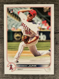 2022 Topps #594 Janson Junk RC