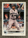 2022 Topps #613 Lewin Diaz