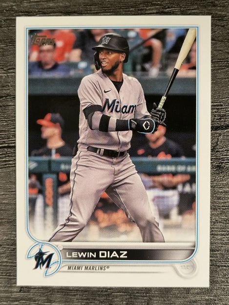 2022 Topps #613 Lewin Diaz