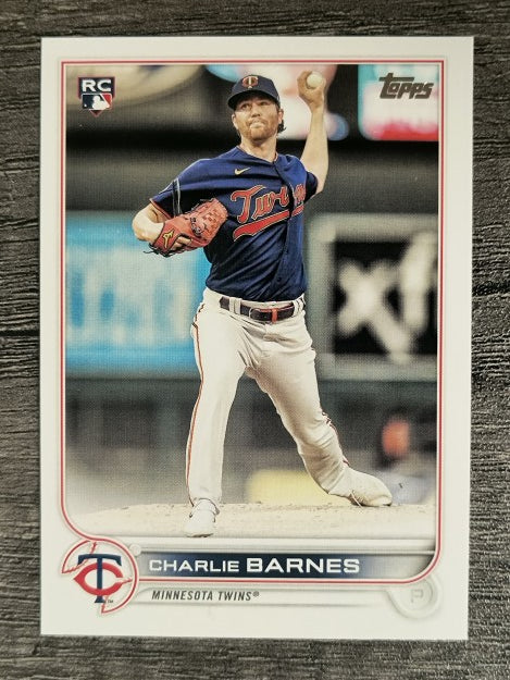 2022 Topps #641 Charlie Barnes RC