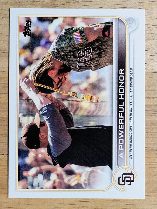 2022 Topps #648 A Powerful Honor/Manny Machado/Fernando Tatis Jr.