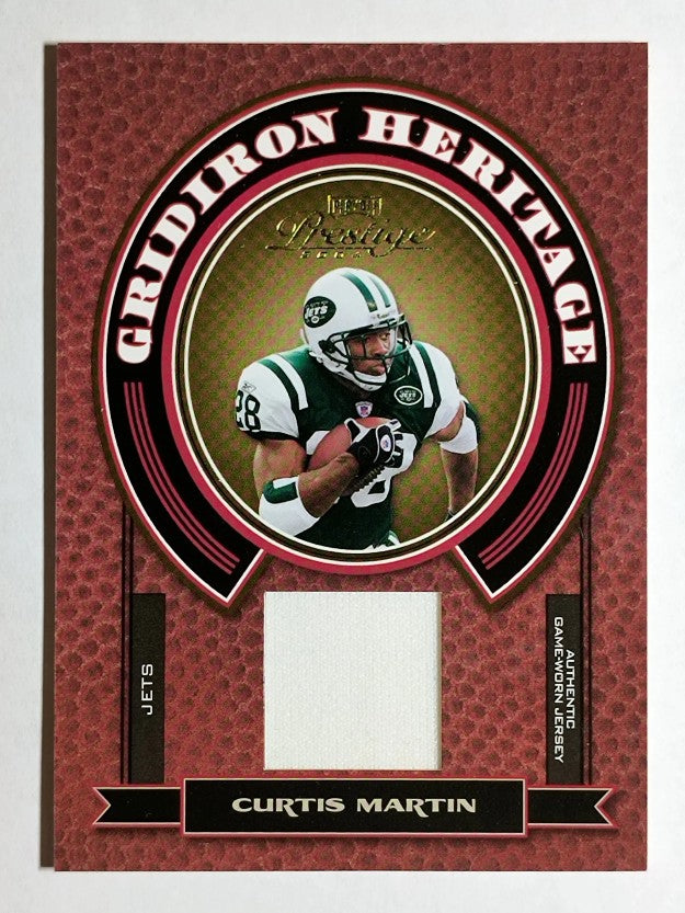 2004 Playoff Prestige Gridiron Heritage Jerseys #GH14 Curtis Martin