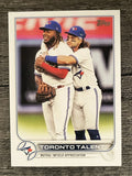 2022 Topps #381 Toronto Talent/Bo Bichette/Vladimir Guerrero Jr.