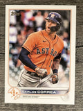 2022 Topps #405 Carlos Correa