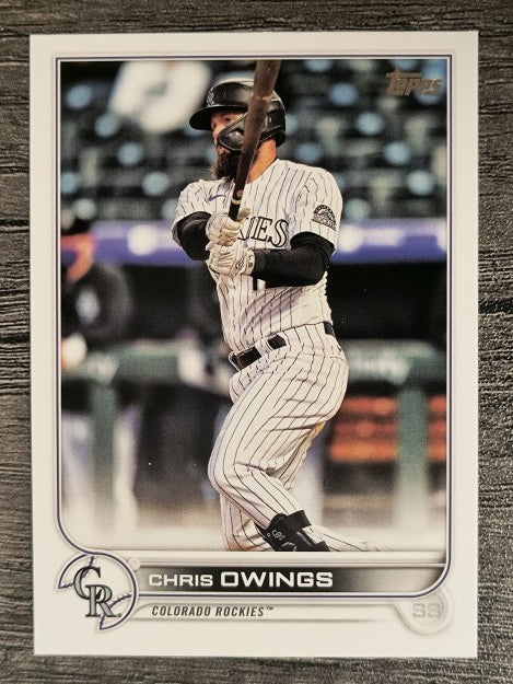 2022 Topps #462 Chris Owings