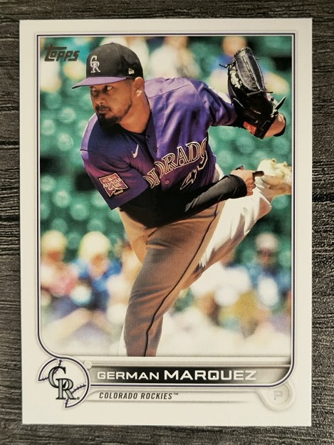 2022 Topps #498 German Marquez