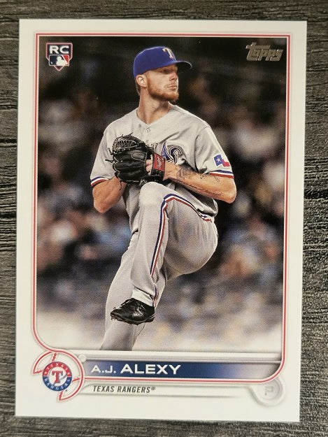 2022 Topps #547 A.J. Alexy RC