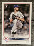 2022 Topps #547 A.J. Alexy RC