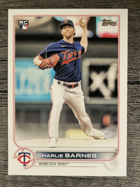 2022 Topps #641 Charlie Barnes RC