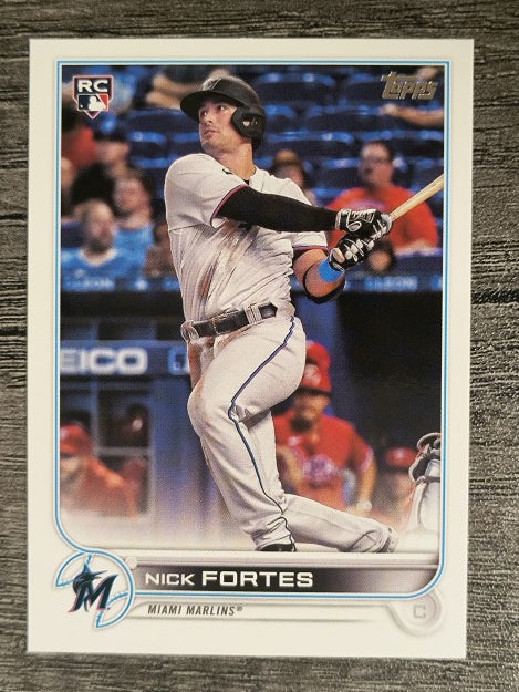 2022 Topps #333 Nick Fortes RC