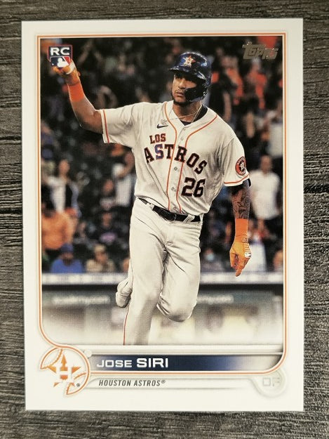 2022 Topps #599 Jose Siri RC