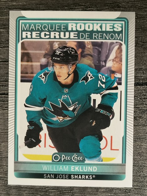 2021-22 O-Pee-Chee #611 William Eklund RC