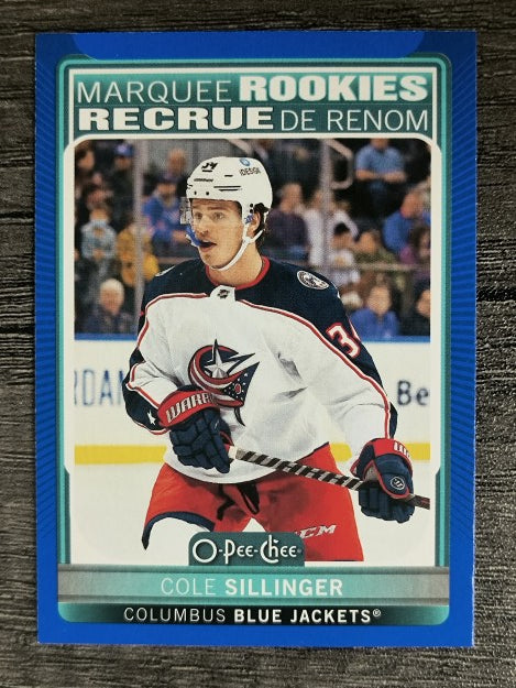2021-22 O-Pee-Chee Blue #615 Cole Sillinger