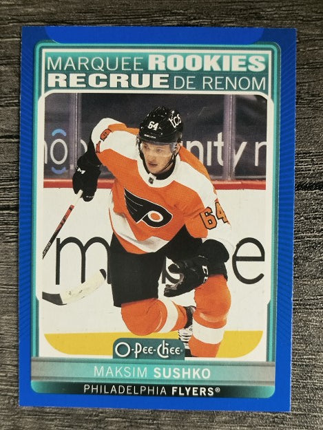 2021-22 O-Pee-Chee Blue #638 Maksim Sushko