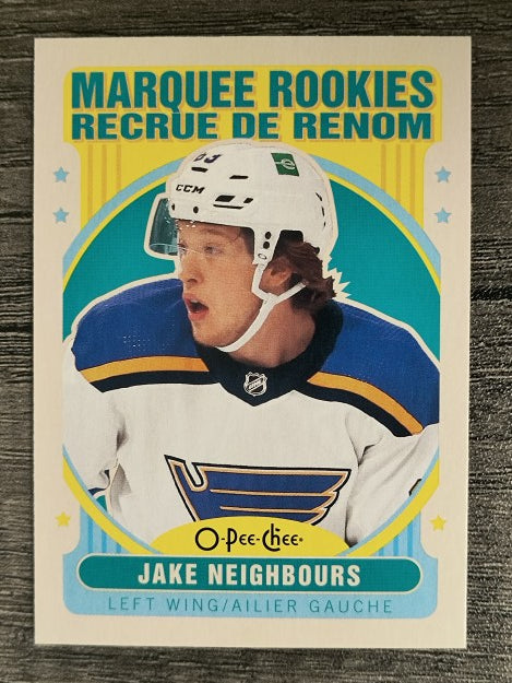 2021-22 O-Pee-Chee Retro #614 Jake Neighbours