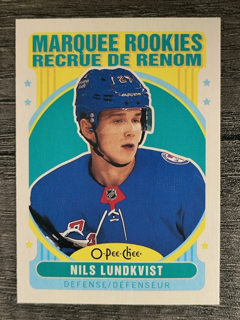 2021-22 O-Pee-Chee Retro #616 Nils Lundkvist