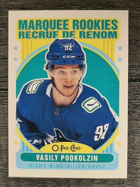 2021-22 O-Pee-Chee Retro #619 Vasily Podkolzin
