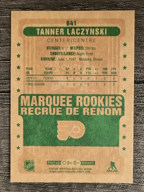 2021-22 O-Pee-Chee Retro #641 Tanner Laczynski