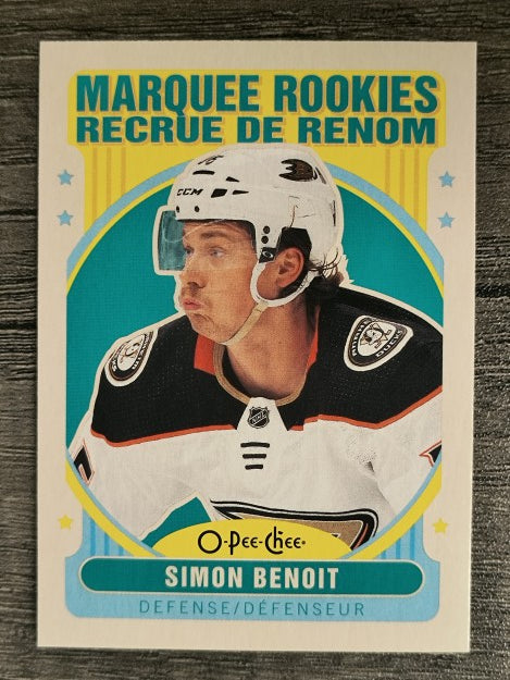 2021-22 O-Pee-Chee Retro #643 Simon Benoit