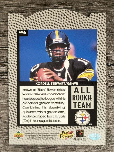 1996 Upper Deck Silver All-Rookie Team #AR6 Kordell Stewart