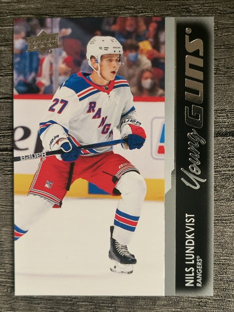 2021-22 Upper Deck #456 Nils Lundkvist YG RC