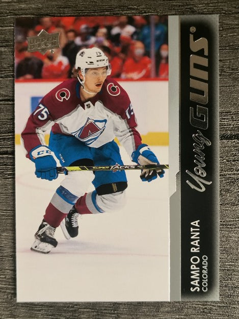 2021-22 Upper Deck #457 Sampo Ranta YG RC