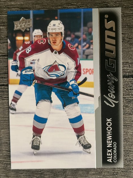 2021-22 Upper Deck #461 Alex Newhook YG RC
