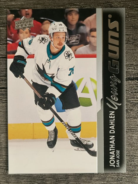2021-22 Upper Deck #473 Jonathan Dahlen YG RC