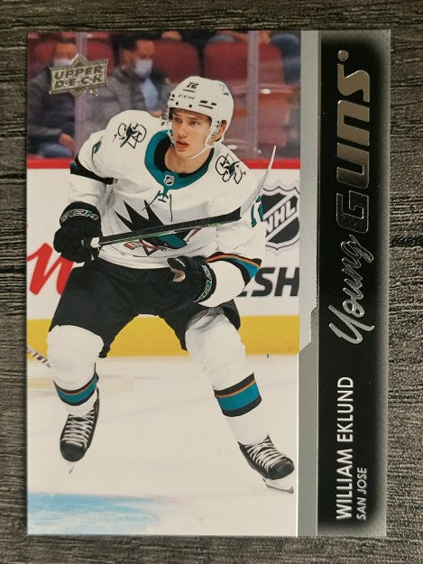 2021-22 Upper Deck #475 William Eklund YG RC