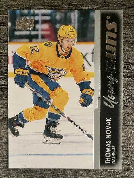 2021-22 Upper Deck #476 Thomas Novak YG RC
