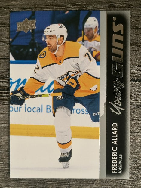 2021-22 Upper Deck #483 Frederic Allard YG RC