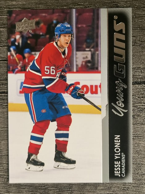 2021-22 Upper Deck #485 Jesse Ylonen YG RC