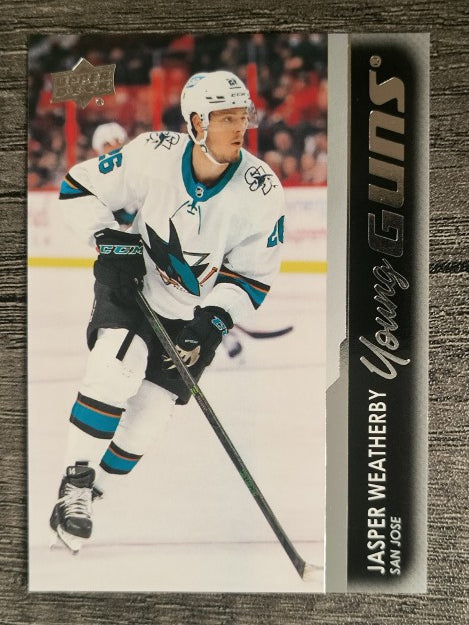 2021-22 Upper Deck #487 Jasper Weatherby YG RC