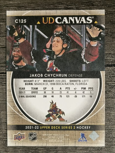 2021-22 Upper Deck Canvas #C125 Jakob Chychrun
