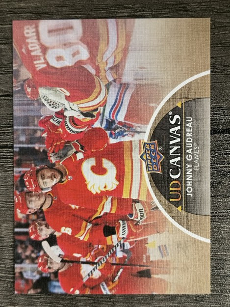 2021-22 Upper Deck Canvas #C131 Johnny Gaudreau