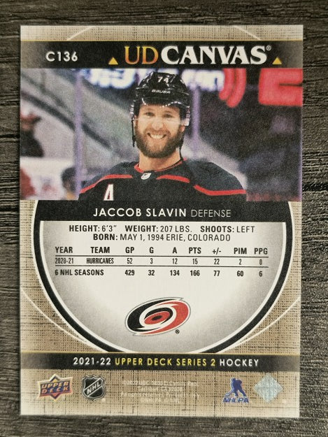 2021-22 Upper Deck Canvas #C136 Jaccob Slavin