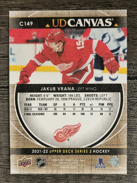 2021-22 Upper Deck Canvas #C149 Jakub Vrana