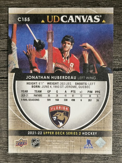 2021-22 Upper Deck Canvas #C155 Jonathan Huberdeau