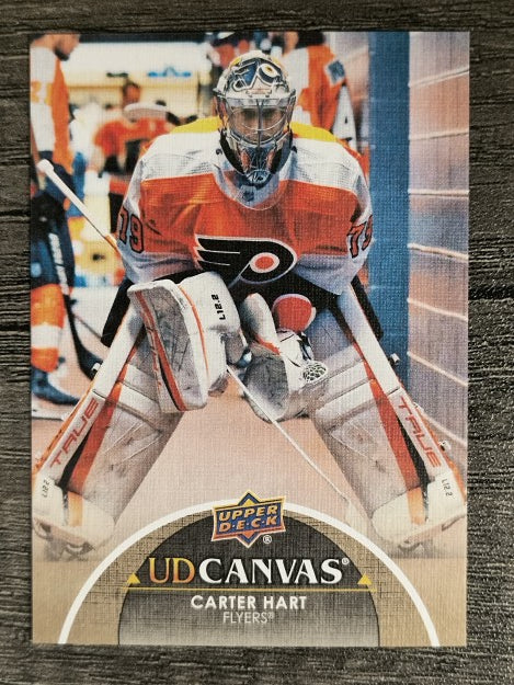 2021-22 Upper Deck Canvas #C180 Carter Hart