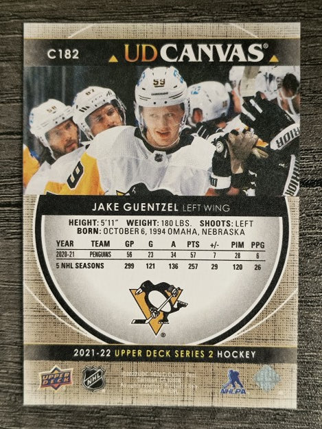 2021-22 Upper Deck Canvas #C182 Jake Guentzel