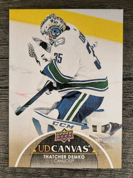 2021-22 Upper Deck Canvas #C198 Thatcher Demko