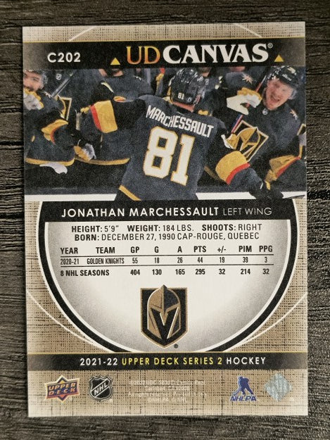 2021-22 Upper Deck Canvas #C202 Jonathan Marchessault