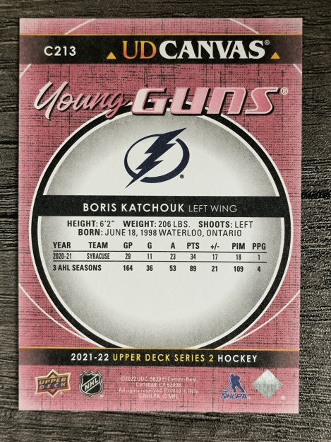 2021-22 Upper Deck Canvas #C213 Boris Katchouk