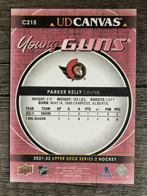 2021-22 Upper Deck Canvas #C215 Parker Kelly