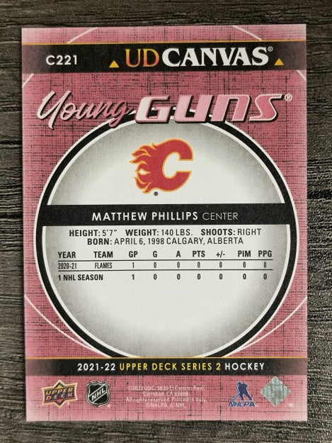 2021-22 Upper Deck Canvas #C221 Matthew Phillips