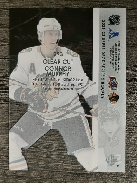 2021-22 Upper Deck Clear Cut #293 Connor Murphy