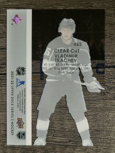 2021-22 Upper Deck Clear Cut #462 Vladimir Tkachev