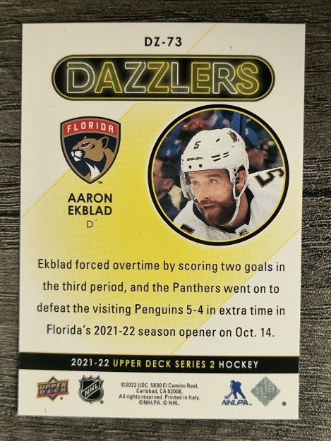 2021-22 Upper Deck Dazzlers #DZ73 Aaron Ekblad