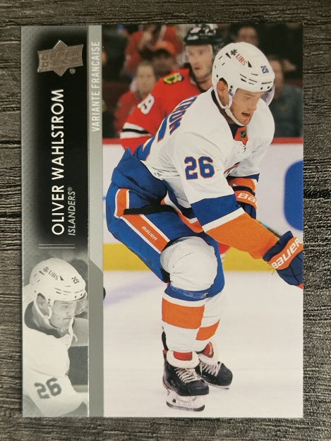 2021-22 Upper Deck French #367 Oliver Wahlstrom